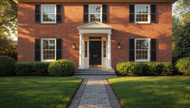 Exterior Color Schemes That Make Red Brick Homes Pop