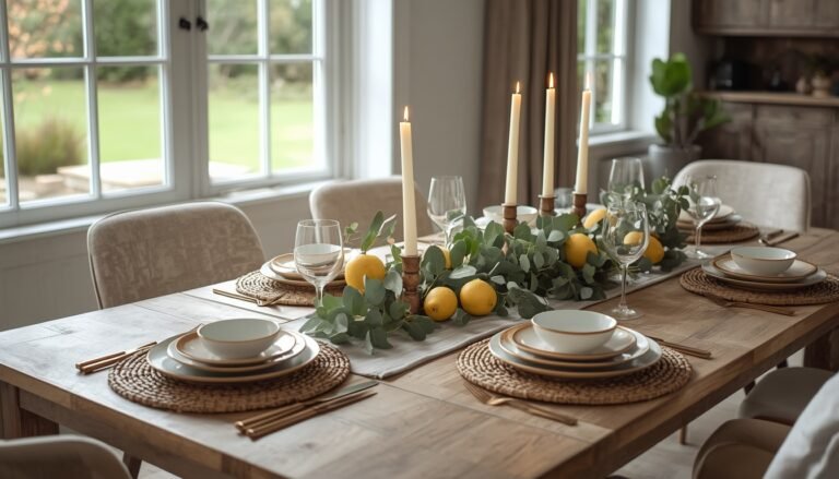 15 Nature-Inspired Table Setting Ideas You Can DIY Without a Florist